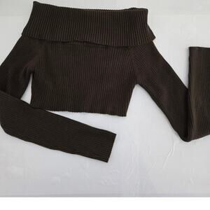 Beyouty Crop mock neck sweater